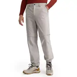 Decathlon Heren Wandelen afritsbare wandelbroek Cairn Stone Beige aanbieding