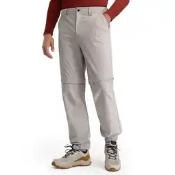 Decathlon Heren Wandelen afritsbare wandelbroek Cairn Stone Beige aanbieding