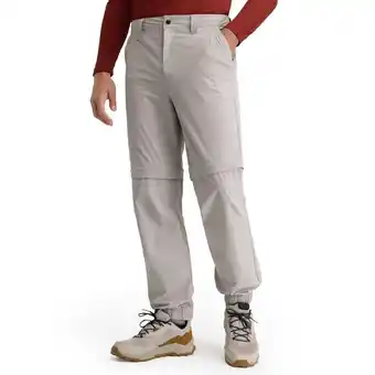 Decathlon Heren Wandelen afritsbare wandelbroek Cairn Stone Beige aanbieding