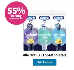 Plein.nl Alle Oral-B iO opzetborstels aanbieding