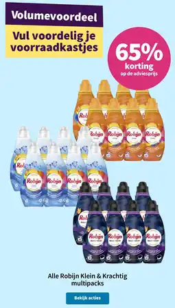 Plein.nl Alle Robijn Klein & Krachtig multipacks aanbieding