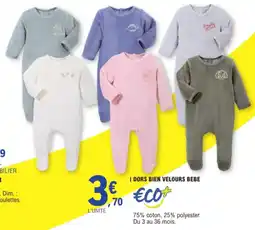 E.Leclerc I dors bien velours bebe aanbieding