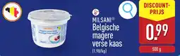 ALDI Milsani belgische magere verse kaas aanbieding