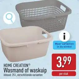 ALDI Home creation wasmand of waskuip aanbieding
