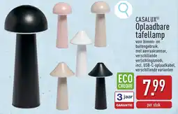 ALDI Casalux oplaadbare tafellamp aanbieding