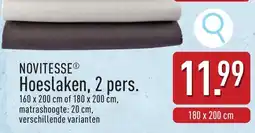 ALDI Novitesse Hoeslaken aanbieding