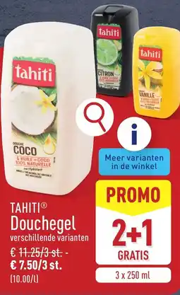 ALDI Tahiti douchegel aanbieding