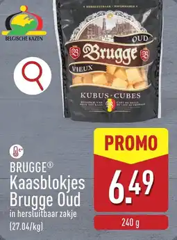 ALDI Brugge Kaasblokjes Brugge Oud aanbieding