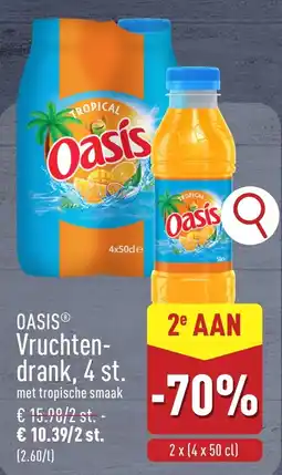 ALDI Oasis vruchtendrank aanbieding