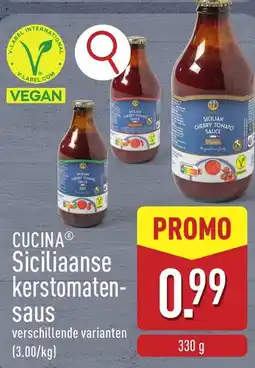 ALDI Cucina siciliaanse kerstomatensaus aanbieding