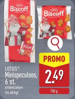 ALDI Lotus Minispeculoos aanbieding