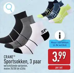 ALDI Crane Sportsokken aanbieding