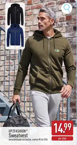 ALDI Up2fashion Sweatvest aanbieding