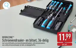 ALDI Workzone Schroevendraaier- en Bitse aanbieding