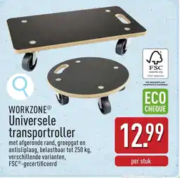ALDI Workzone Universele Transportroller aanbieding