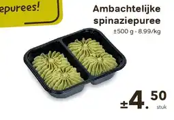 Bon Ap Ambachtelijke spinaziepuree aanbieding