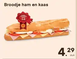 Bon Ap Broodje ham en kaas aanbieding