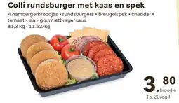 Bon Ap Colli rundsburger met kaas en spek aanbieding