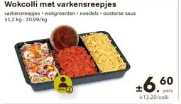 Bon Ap Wokcolli met varkensreepjes aanbieding