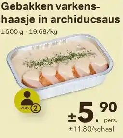 Bon Ap Gebakken varkenshaasje in archiducsaus aanbieding