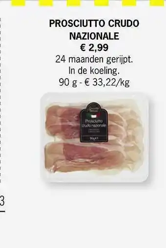 Prosciutto Crudo Nazionale