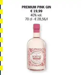 Lidl Premium Pink Gin aanbieding