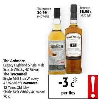 Colruyt The ardmore legacy highland single malt scotch whisky aanbieding