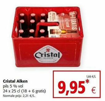 Colruyt Cristal alken pils aanbieding