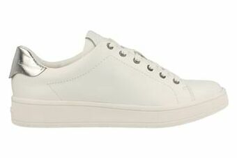 Berca Shoes Calvin Klein Sneaker Laag Dames Solange Soft Nappa - Wit aanbieding