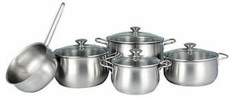 Makro Tarrington House Kookpottenset 5-delig zilver aanbieding