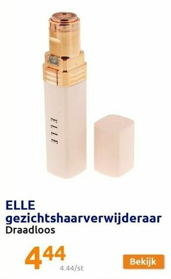 Action Elle gezichtshaarverwijderaar aanbieding