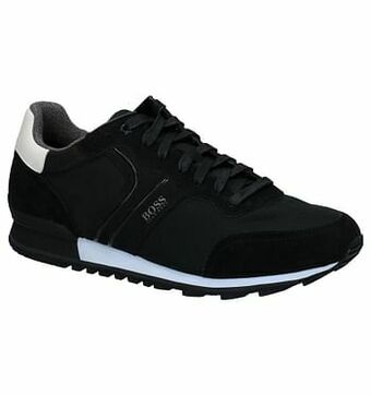Hugo Boss Parkour Runn Zwarte Veterschoenen