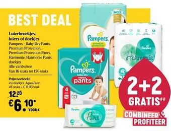 Pampers doekjes, aqua pure