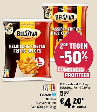 Delhaize Frieten belviva aanbieding