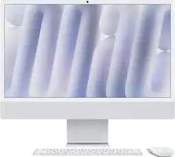 Coolblue Apple iMac 24 inch M4 (10 core CPU/10 core GPU) 16GB/512GB met nano display Zilver AZERTY aanbieding