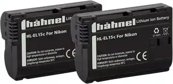 Coolblue Hähnel HL-EL15c (2x) aanbieding