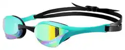 Decathlon Arena Zwembril Cobra Ultra Swipe Mirror Smaragdgroen/Blauw aanbieding