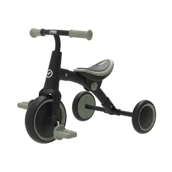 Decathlon 2-in-1 kinderdriewieler FOREST Zwart aanbieding