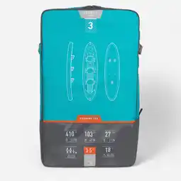 Decathlon RUGZAK VOOR OPBLAASBARE KAJAK X100 3 PERSONEN aanbieding