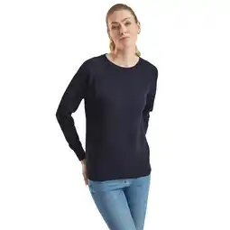 Decathlon Dames Lichtgewicht Raglan Sweatshirt (Deep Navy) aanbieding