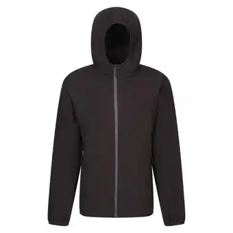 Decathlon Heren fleecevest met volledige rits (Zwart/Seal Grey) aanbieding