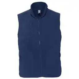 Decathlon Volwassen uniseks fleece vest van Noorwegen (Marine) aanbieding