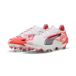 Decathlon ULTRA 5 ULTIMATE FG voetbalschoenen PUMA White Black Glowing Red aanbieding