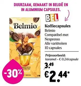 Koffiecapsules belmio