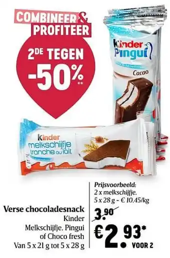 Delhaize Kinder melkschijfje aanbieding