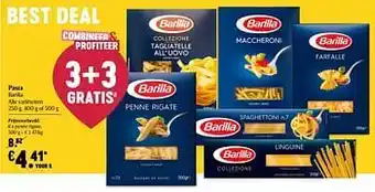 Delhaize Barilla penne rigate aanbieding