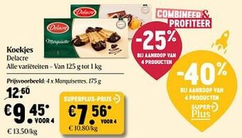 Delhaize Koekjes delacre aanbieding