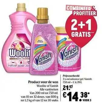 Oxi advance gel vanish
