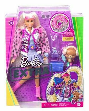 ToyChamp Barbie EXTRA - Blonde Pigtails pop met diertje aanbieding