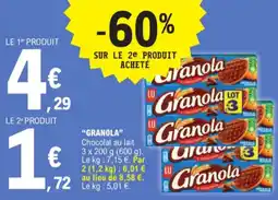 E.Leclerc Granola aanbieding